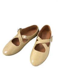 Lässige Schuhe drei Farben Ballet Mode Retro Atmosphäre bequem vielseitig 2024 Frühjahr 0119