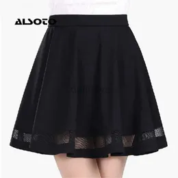 Urbane sexy Kleider Frauen Sommerschule Rock Midi Tutu Femme Damen Fashion Grid Design Faldas Mujer Moda Plissee koreanische Röcke Frauen sexy Röcke 240403