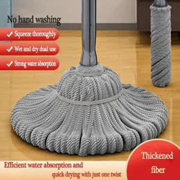 손 씻기 걸레 걸레 가구 mop 바닥 청소 회전 자체 트위스트 워터 걸레 걸이 게으른 사람 걸레 바닥 청소 도구 240329