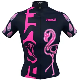Rosti Women Cycling Top Summer Mountain Rower Clothing Maillot Ciclismo Krótkie rękawie MTB Rower Team Shirt 240403