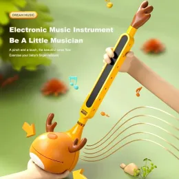 OTamatone japonês instrumento musical eletrônico portátil sintetizador elétrico girino tadpole Funny Toys for Boys meninas Presente de Natal