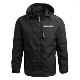 Herren Hoodies 2024 Sea Doo Seadoo Moto Männer Drucken Frühlings- und Herbstklassiker