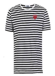 CDG Play Commes Mens Designer T koszule sportowe koszulki