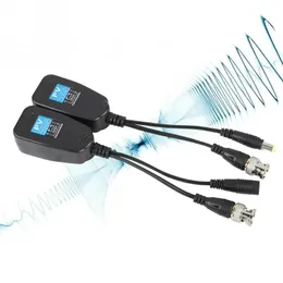 HD DC السلبي CAX5 CAT5 BNC موصل ملحقات ملحقات Transceiver BNC UTP CCTV Video Balun لـ HD AHD TVI CVI CVBS