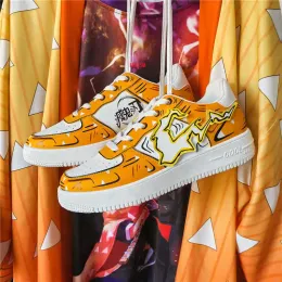 Buty hksng anime demon slayer Kimetsu no yaiba agatsuma zenitsu cosplay buty mężczyźni kobiety sportowe buty dla chłopców dziewczęta sneakers butów na siłowni buty