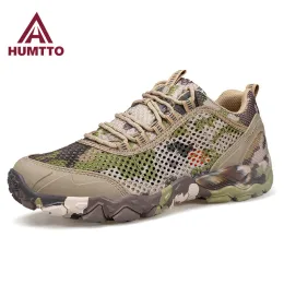 Stiefel Humtto Sommer Outdoor -Schuhe für Männer nicht schlau Wanderwanderung Herren Sportschuhe atmungsaktiven Designer Trekking Klettern Sneakers Mann