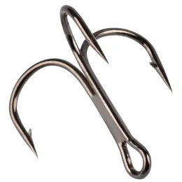 Angelhaken 100PCS Angeln Fisch Drillinge Angelhaken Tackle 2/4/6/8/10/12/14# 1/0 2/0 3/0#