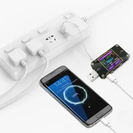 A3 Power Messer Tester Typ-C-Strom- und Spannungsmonitor USB-Sicherheitstester PD-Akkapazität Digitales Farb-LCD-Display-Messgerät