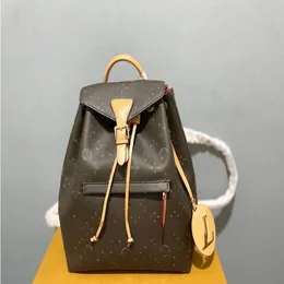 Montsouris bb mochila de couro genuíno saco do mensageiro ombro feminina moeda femme luxo feminino escola clássico designer sacos bolsas cosméticos