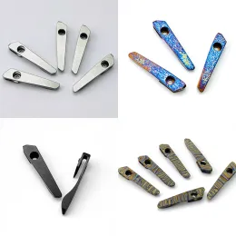 أدوات 4 ألوان سكين سبيكة من التيتانيوم مقطع جيب مطحون بالكامل لسكاكين SNG SNG SNG أصلي