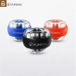 コントロールYouPin YunmaiリストトレーナーLED Gyroball Essential Spinner Gyroscopic Forearm Exerciser Gyro Ball for Mijia Home Kit