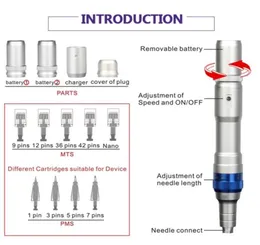 BMWPEN A6 BBGlow Akcesoria Dermapen Mezoterapia Skin Care MTS Serum Clinic Derma Pen Microneedling Dermapen Professional Tattoo 6755939