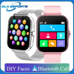 Ola esporte Smart Watch für Männer Frauen neueste 2024 Sport Smartwatch DIY Uhren Bluetooth Anruf Telefon Smart Band PK H13 H5 P73
