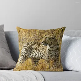 Travesseiro leopardo à espreita Covers de luxo Capas de travesseiros de Natal