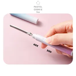 Kokuyo Pastel Cookie Series Składanie nożyczek Spot Salue Safe Portable Pen Knife Diary Notebook Office School Supplies