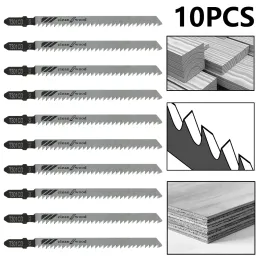 10st T301CD Jig Saw Blades HCS T Shank Fast Down Cut Worktop Wood Cutting Diy Power Tool Multitool Jigsaw Blad Set