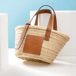 Anagram a5 tote piega raffias designer beach 10a straw shopper womens weave tessitura da uomo frizione cestino estate sacchetti di borse a tracolla a tracolla