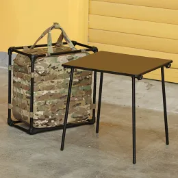 Verktyg camping fällbart bord utomhus resande skrivbord largecpacity förvaring väska bärbar camo jakt bbq klättra picknick vandring skrivbord