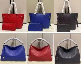 7A Large Capacity Totes Bohemian Damier Azur Artsy Fashion Sac Femme Leather Designers Bags Shoulder Bags Women Handbag Handle Lady luxury designer Shopping Bag #888