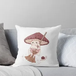 Pillow Angy Cogumelo não gosta de limpar as fronhas de arremesso para o sofá S Room de estar decorativa