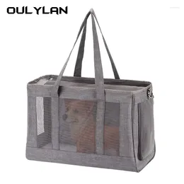 Кошачьи перевозчики oulylan Pet Dog Puppy Carrier Bag Cats на открытом воздухе на плечах сумочка портативные транспортные аксессуары для
