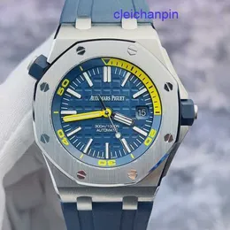 AP -Kalender Armbandwatch Royal Oak Offshore Serie 15710st Herren Datum Deep Dive 300 Meter 42 mm Automatische mechanische Uhr