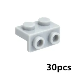 High-Tech Parts 30Pcs MOC Bricks 99781 1x2-1x2 Bracket Modular Plate DIY Parts Compatible Educational Buildings Blocks Kid Toys