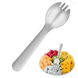 Forks Fruit Fork Spoon Manico lungo Multifunzione Multifunzione Spenk Noodle Salad Soup Dessert per casa