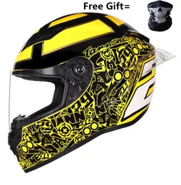 2020 Nowy pełny motocykl motocyklowy motocykl motocross Moto Helmet Crash Full Face Helmets Casco Moto Casque Dot zatwierdzony 5282385