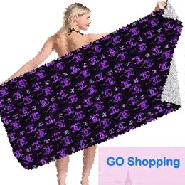 Designer 3D Printed Beach Towel INS Fashion Microfiber Spa Pool Bath Towels Summer Vintage Indoor Home Office Sofar Chair Blankets