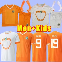 Cote D Ivoire National Team Soccer Maglie a Ivory Coast Drogba Kessie Zaha Cornet Men Maillot de Foot Foot Football Uniforms 2023 2024 Fan Player Versi