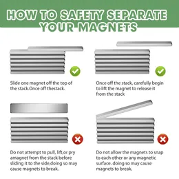 2/5/10/15/20pcs 40x20x3mm 블록 검색 자석 40*20*3 사분면 강한 네오디움 마그넷 네오디움 마그넷 N35 Imanes