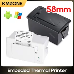 QR701 TTL RS232 Interface Embedded Printer POS Receipt 58mm Printers ATM Thermal Ticket Micro Panel Encoding Android 5v-9v