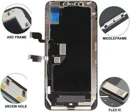 OLED Pantalla för iPhone XSMAX LCD Display Touch Screen Digitizer Assembly för iPhone XS Max Replacement