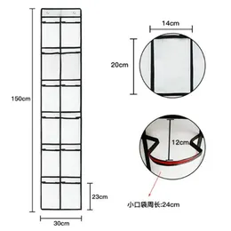 2024 12/24ポケット大型メッシュクロスボックス収納ハンギングバッグ壁に取り付けられたサンディーズオーガナイザーホルダールームシューズスリッパ保管バッグ