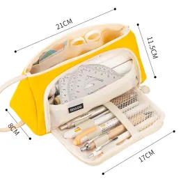 Sacchetti kawaii custodia per matita di grandi dimensioni borse borse a forcisori a forcisori borsetto organizzatore organizzatore di articoli per ufficio box regalo INS XM
