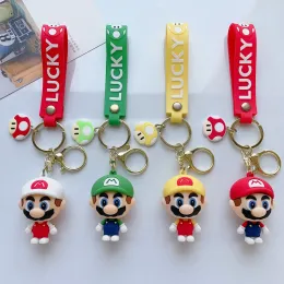 19 Nya barns leksaker Super Marie Brothers Keychains hänge