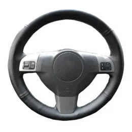 Coperchio ruota per auto in pelle artificiale personalizzata fai-da-te per Opel Astra (H) 2004-2009 ZAFLRA (B) Signum 2005 Vectra (C)