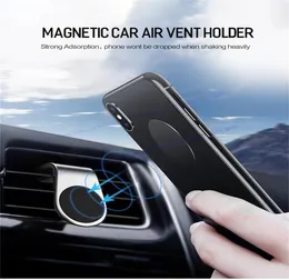 Porta de telefone de carro magnético L Shape Air Mount Stand In Car GPS Mobile Solter para telefone 12 Samsung Smart6194051