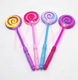 Aydınlatma Yanıp sönen lolipop değnek LED Glow Stick Funny Cadılar Bayram