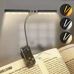 Luce di prenotazione, 14 LED CONTROLLA LETTURA LETTURA CON 3 colori 8 Luminosità, luce ricaricabile per la lettura a letto