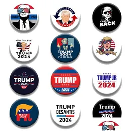 Party Decoration 2024 Trump Election Badge Us American Elections Brosch Creative Gift Delivery Home Garden Festly Supplies Event Dhows