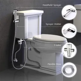 Handheld toaleta Zestaw rozpylacza bidet złota czarna łazienka higieniczna zestaw prysznicowy zraszacz przenośny bidet prysznic g1/2