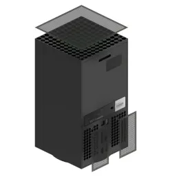 Охлаждающий вентилятор Filter Dust Pronation Cover для Xbox Series X Игровой консоли пылеустремленной крышки хост Хост -надежный сетевая стойка для Xbox Series X