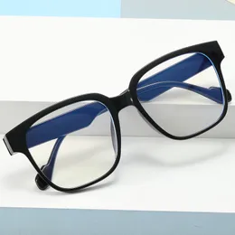 Oleo 5285 Duże kwadratowe okulary ramy mężczyzn i kobiet Nowe anty-Blue Light Cyber ​​Celebrity Flat Mirror Retro Myopia Rame
