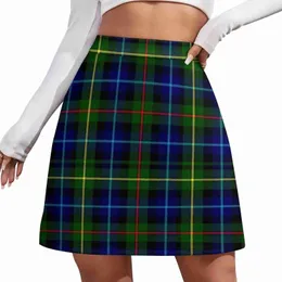 Urban Sexy Dresses Clan Smith Tartan Mini Skirt skirts for women Miniskirt 2443