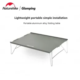 家具NatureHike Ultralight 438Gアルミニウム合金折りたたみテーブルキャンプキャンプピクニックハイキングポータブルミニテーブルボードダイニングテーブルティーテーブル