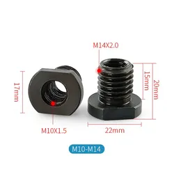 1/2PCS M10 do M14/M16 Złącze konwertera gwintu dla 100 -typu Adapter polerowania do kątów do cięcia części zasilania kraty