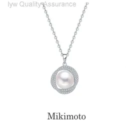 Designer Mikimoto Necklace pearl necklace Okimoto Single Pearl Necklace in Pure Silver for Women Mothers Natural Freshwater Akoya Elegance Gift
