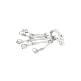Tênis punk gótico esqueleto skl ósseo pulseira de mão pulveleira de dedo de bracelete neutra de joias de jóias de joias de joias entrega entre entrega de gotas de gotas dhbmv
